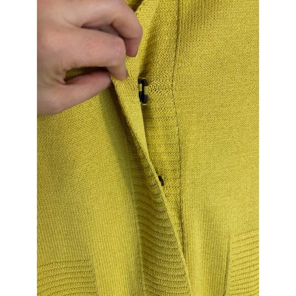 St. John Collection Santana Knit Sweater Blazer Yellow-sz Large - Picture 5 of 8